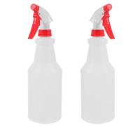 NIYANGLE Bottiglie Spray Vuote 2 Pezzi da 600ml per Giardinaggio Misurazione Accurata in Pp Alta Efficienza per Pulizia e Cura Piante Rosso