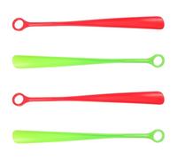 NIYANGLE Calzascarpe in Plastica Design Ergonomico, Set 4 Pezzi Colore Assortito, Riduce la Flessione e Allevia Mal di Schiena, per Uso Familiare Colore Casuale