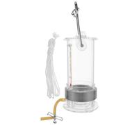 NIYANGLE Campionatore d'Acqua Portatile Verticale in Inox per Campionamento di Acque Profonde Fiume, Kit Strumenti di Campionamento Limnologico per Ricerca Ambientale e Colore Casuale