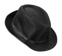 NIYANGLE Cappello Fedora Bambino Nero, Stile Classico per Ragazzi e Ragazze | Balletto, Danza o Costume da Pirata Tessuto Leggero e Traspirante per Comfort Ottimale Durante Gioco