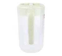 NIYANGLE Caraffa in Plastica Trasparente da 4000ml con Coperchio e Manico Ergonomico, Brocca Fredda per Uso Domestico e Negozi di Tè al Latte