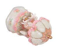 NIYANGLE Carillon Giostra Cavalli con Luci LED Colorate Scatola Musicale Rotante per Decorazioni Natalizie e Regali di Compleanno per Ragazze