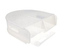 NIYANGLE Cartone Di Uova Custode Delle Uova Organizer Per Uova Da Frigorifero Portauova Rotante Per Frigorifero Contenitore Portauova Organizer Piatte D'uovo Automatico Congelatore Plastica