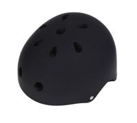 NIYANGLE Casco di Sicurezza e Adulti Nero Opaco Guscio Esterno Rigido per Pattinaggio su Ghiaccio e Roller, Protezione Aggiuntiva e Robustezza Garantite