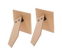 NIYANGLE Cavalletto Posteriore in Legno Ingegnerizzato 145 CM Supporto Regolabile per Cornici Foto e Quadri Set da 2 Pezzi per Esposizione Artistica e Decorazione Casa Ufficio