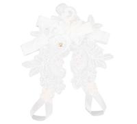 NIYANGLE Cavigliera da Spiaggia Delicato per Donna, Catena alla Caviglia Bianca Design Elegante per Gioielli da Sposa e Decorazione Piedi, Accessorio Romantico per Matrimonio e Cerimonie