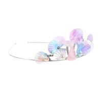 NIYANGLE Cerchietto Corona Fatina Bambina Con Strass Elegante Cerchietto Metallo Decorazione Capelli Per Feste Danzando e Cosplay