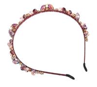 NIYANGLE Cerchietto per con cristalli scintillanti: cerchietto decorativo barocco per le feste, cerchietto per con cristalli brillanti per le feste e le celebrazioni festive.