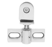 NIYANGLE Cerniere Pivotanti Robuste per Porta Doccia in Vetro Kit Morsetti in Metallo Spesso e Accessori Completi Adatto per Porte di Bagno Apertura Bidirezionale