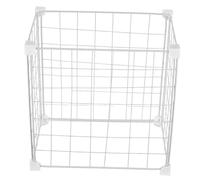 NIYANGLE Cestello Portaoggetti in Metallo per Congelatore a Pozzetto Divisorio Ripiano Organizer Sospeso Resistente e Versatile per Frigorifero Domestico Contenitore Impilabile