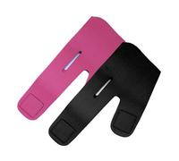 NIYANGLE Cintura per Maschera V-lift 2 Pezzi Elastico Sottile per Sollevamento Massetere e Doppio Mento Supporto Mentoniera per Sonno Tranquillo e Contorno Viso Modellante