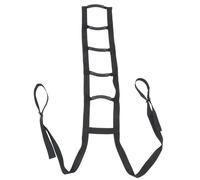 NIYANGLE Cintura per Trazioni e Scala da Letto per Anziani Oxford Resistente, 5 Maniglie Antiscivolo, Supporto per Risveglio e Seduta Autonoma, Accessorio di Assistenza per Camera da Letto