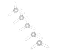 NIYANGLE Clip a Molla in Metallo per Paralume 5 Pezzi Supporto per Illuminazione da Incasso Staffa Piccola per Lampade a Sospensione e Applique Fissatori Fai da Te per Molle di