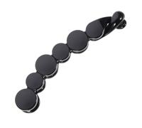 NIYANGLE Clip e Design Semplice per Chioma Spessi in Acrilico Nero Banana Grande Alta Tensione per Lavorare o Giocare sulla Spiaggia