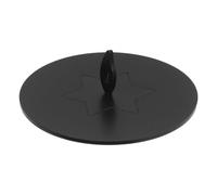 NIYANGLE Coperchio Fiamma Nero in Acciaio Inossidabile da e Candela Stella Esagonale, Stabilizzatore di Leggero, Copertura Antipolvere Barattoli di Candele Interno e Camera da Letto