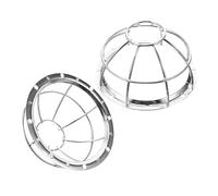 NIYANGLE Copertura in Metallo per Testina Sprinkler Antincendio 106-132Mm Protezione a Gabbia Resistente Agli Urti Set 2 Pezzi per Sicurezza Impianti Antincendio Domestici Commerciali e