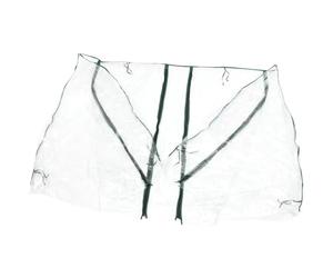 NIYANGLE Copertura Protettiva per Serra Mini Serra in Pvc Copertura Sostitutiva per Piante Design Cerniera Forma a Tenda Salvaspazio per Giardinaggio e Piscina