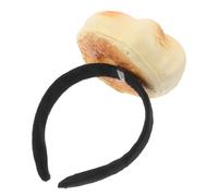 NIYANGLE Croissant Halloween Headdress Realistico per Feste e Cosplay Cerchietto Tema Cibo Divertente Accessorio Originale per Party e Festival