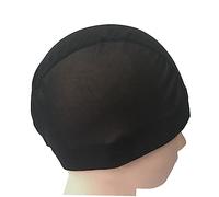 NIYANGLE Cuffia Elastica Per Parrucca Regolabile in Rete Traspirante 2 Pezzi Berretto Intrecciato Nero Per Realizzare Parrucche Adatto a Uso Unisex