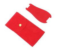 NIYANGLE Custodia Chiusura in Rossa Viaggi per e Orologio Flanella da Viaggio Portatile Scatto, Protezione Borsa Smart Watch e Bracciale