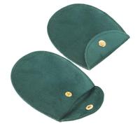 NIYANGLE Custodia Per Orologio in Velluto Spessa Doppia Facciata Bottoni, 2 Pezzi Per Orologi Da Polso, Da Tasca, Per Accessori, Pietre Dure, Bracciali