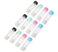 NIYANGLE Custodia Porta Lenti a Contatto Portatile in Plastica Doppio Compartimento per 12 Pezzi, Design Distintivo e Protezione Doppia per Viaggi e Igiene Quotidiana