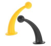 NIYANGLE Decorazione Casco da Bici Tentacoli D'ape in Silicone 2 Pezzi, Antenna a Ventosa per Casco Moto, Accessori Corno e Orecchie per Sicurezza e Stile