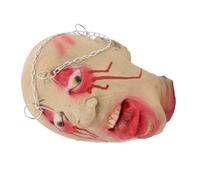 NIYANGLE Decorazione Testa Finta di Halloween in Metallo a Rete per Creare Atmosfera Horror per Feste a Tema e Stanze Segrete