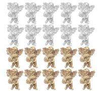 NIYANGLE Decorazioni Nail Art a Forma di Angelo Chic e in Resina 80 Accessori per Manicure Multiuso e Decorazioni Unghie per Feste