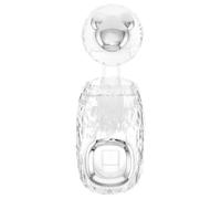 NIYANGLE Dispenser Automatico di Dentifricio Design Trasparente in Plastica, Montaggio a Parete senza Fori, Salva Dentifricio per Bagni e Toilette