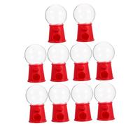 NIYANGLE Distributore di Caramelle per Mini 10 Pezzi, Macchinetta Prendi Caramelle Rossa Riutilizzabile, Giocattolo Interattivo per Feste e Sviluppo Coordinazione Occhio-mano