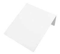 NIYANGLE Espositore in Plastica Bianco per Schede Nfc Supporto da Tavolo, Adatto a Esposizione e Visualizzazione in Contesti Retail e Professionali