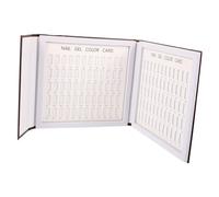 NIYANGLE Espositore Nail Art 120 Colori Per Smalti Unghie Schede Di Visualizzazione Professionale Per Nail Artist e Studenti, Libro Campioni Smalto Per Salone Manicure