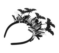 NIYANGLE Fascia per a forma di pipistrello per Halloween: accessorio per per il dei Morti per ragazze e donne - Cerchietto per a forma di fantasma per feste di Carnevale, per decorazioni