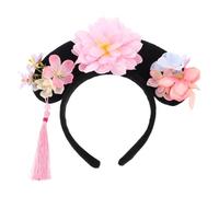 NIYANGLE Fascia per Capelli Stile Dinastia Qing Cerchietto Elegante per Donna Accessori per Capelli Tradizionali Cinesi Adatto per Feste e Occasioni Speciali