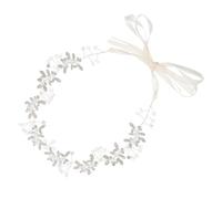 NIYANGLE Fascia per Chioma da Sposa Cristalli e Pietre Brillanti Argento, Accessorio Delicato in Lega per Decorazione Chioma e Fotografia, Raffinato per Impiego Quotidiano