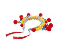 NIYANGLE Fascia Per Opera in Accessorio Per Opera Pechino Fascia Per Con Decorazioni Intricate Adatto Spettacoli Teatrali Ed