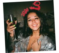 NIYANGLE Fascia Per Per Feste Di Capodanno Fascia Per Design Di Anno Realizzata Materiali Morbidi Per Durata Prolungata Aggiunge Un Tocco Di Raffinatezza Al Tuo Look