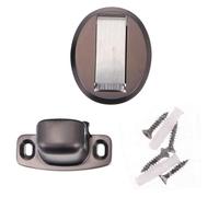 NIYANGLE Fermaporta Supporto da Pavimento Robusto in Lega di Zinco Magnetico Installazione a Vite, Silenzioso e Resistente, per Cucina e Camera da Letto