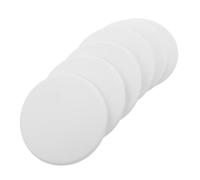 NIYANGLE Fermo Porta da Parete Funzione Antiurto e Smorzamento Acustico 6 Pezzi in Silicone Bianco Autoadesivo per Maniglie e Pareti in Camere da Letto e Soggiorni