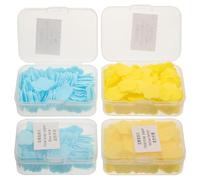 NIYANGLE Fette di Sapone da Viaggio Sicure e Pratiche in Pp, 4 Scatole di Sapone Piccolo per Pulizia Mani, per Escursioni e Viaggi di Lavoro