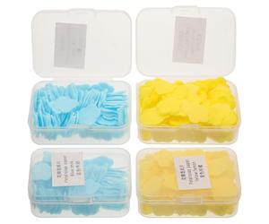 NIYANGLE Fette di Sapone da Viaggio Sicure e Pratiche in Pp, 4 Scatole di Sapone Piccolo per Pulizia Mani, per Escursioni e Viaggi di Lavoro