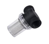 NIYANGLE Filtro Depuratore Acqua Nero in Plastica Rete a Maglia 20 e 4 Interfacce, Antiperdite e Rimuove Granelli di Sabbia per Lavandino Cucina