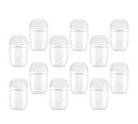 NIYANGLE Flaconi per Sapone Liquido da 30ml in Plastica Resistente e Portatile, Confezione da 12 Pezzi con Tappo a Scatto, per Uso in Ufficio o Famiglia