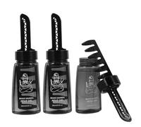 NIYANGLE Gel per 3Pcs con Pettine Applicatore Ricaricabile per Styling Facile Gel per e per Acconciature Vintage