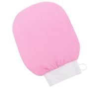 NIYANGLE Guanto Esfoliante Rosa in Fibra Sintetica Riutilizzabile per Pelle Sensibile Design Elegante per Rimuovere le Cellule Morte Durante la Doccia