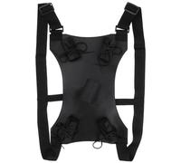 NIYANGLE Imbracatura in Pelle Doppia Regolabile per Cosplay Medievale, Borsa da Viaggio per 2 Spade, Tracolla Versatile Unisex per Costume e Trasporto Accessori