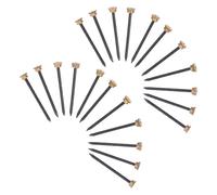 NIYANGLE Kit Chiodi per Appendere Quadri Piccoli Testa in Rame Nera, 70 Pezzi, Chiodi di Cemento per Cornici Sospese e Foto, per Pareti di Camera da Letto, Bagno e Ufficio,