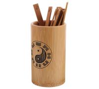 NIYANGLE Kit di Bastoncini Divinatori i Ching in bambù Design Portatile e Artigianato Artistico, Strumento Tradizionale per Apprendimento Feng Shui e Gioco a Casa o All'aperto