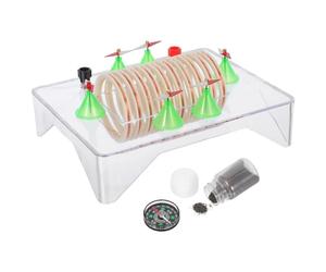 NIYANGLE Kit Elettromagnetico Bobina in Rame e Ago Magnetico per Esperimenti di Fisica e Generazione Stabile del Campo Magnetico in Mostre Scientifiche per Educatori